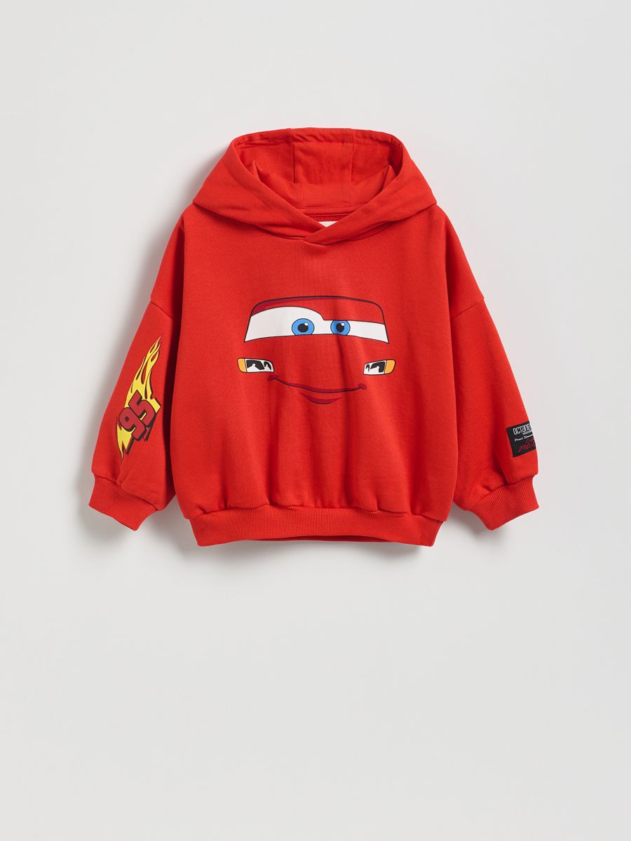 Cars sweatshirt - red - RESERVED