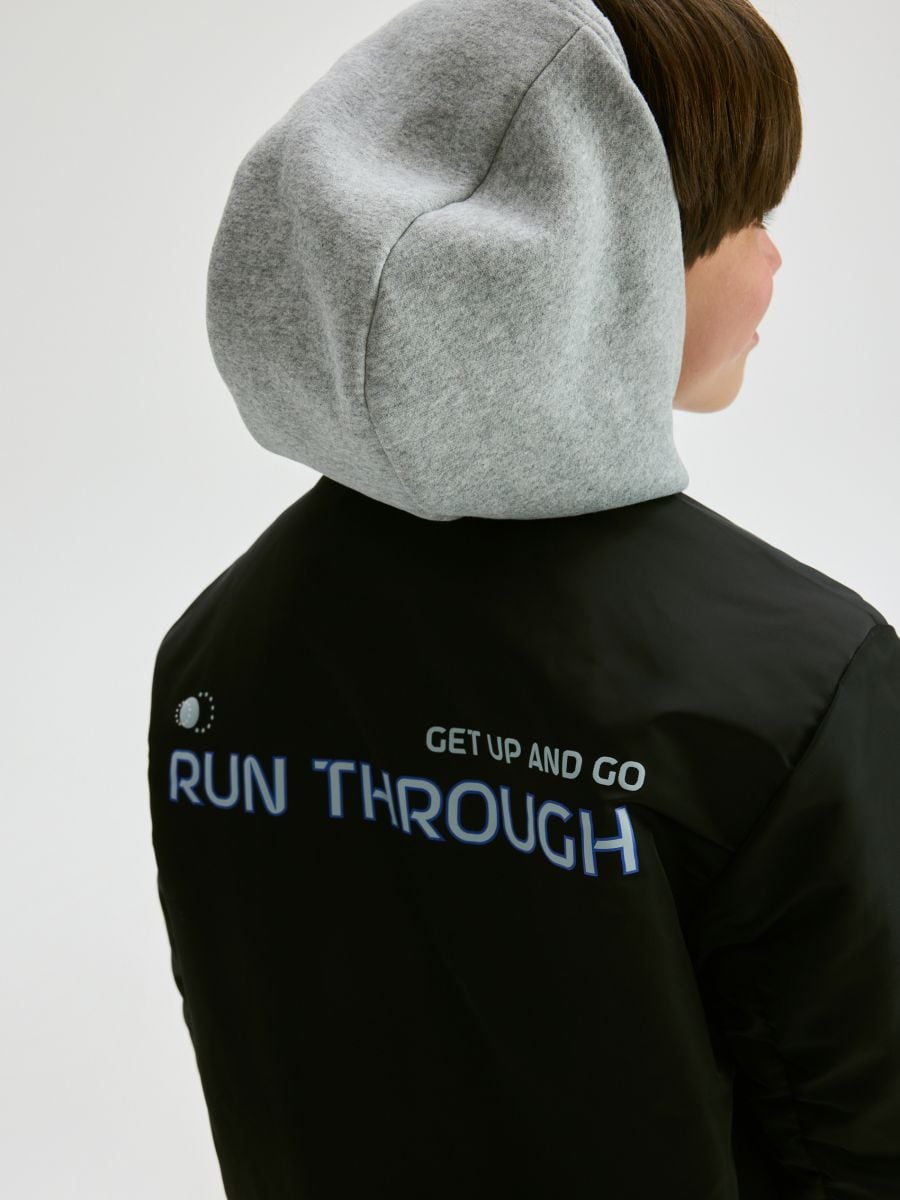 BOYS` OUTER JACKET - crno - RESERVED - 6
