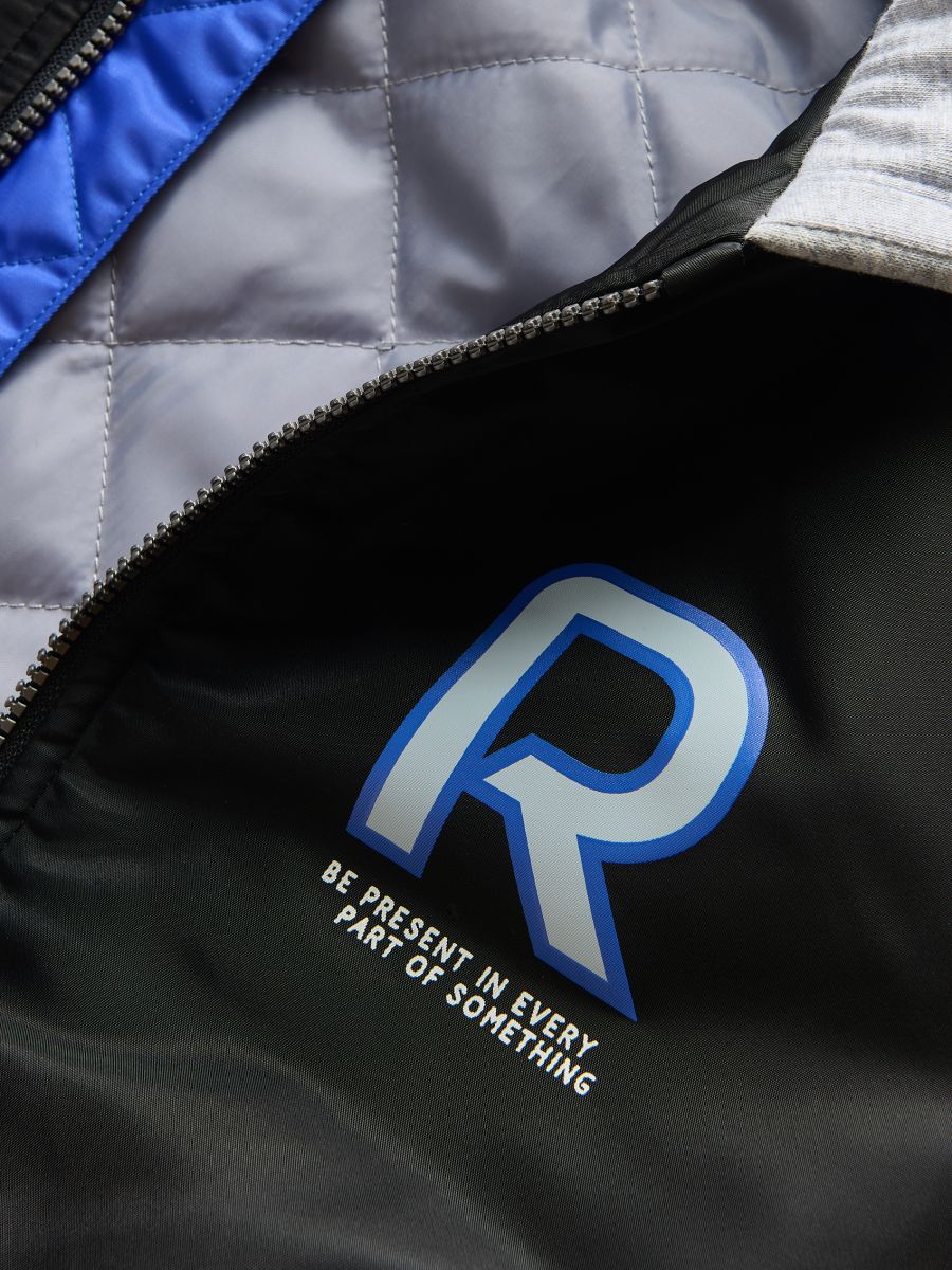 Hooded bomber jacket - black - RESERVED - 3
