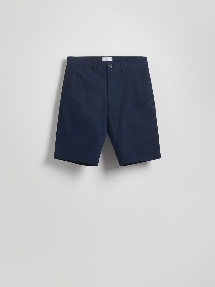 Regular chino shorts - navy - RESERVED - 4