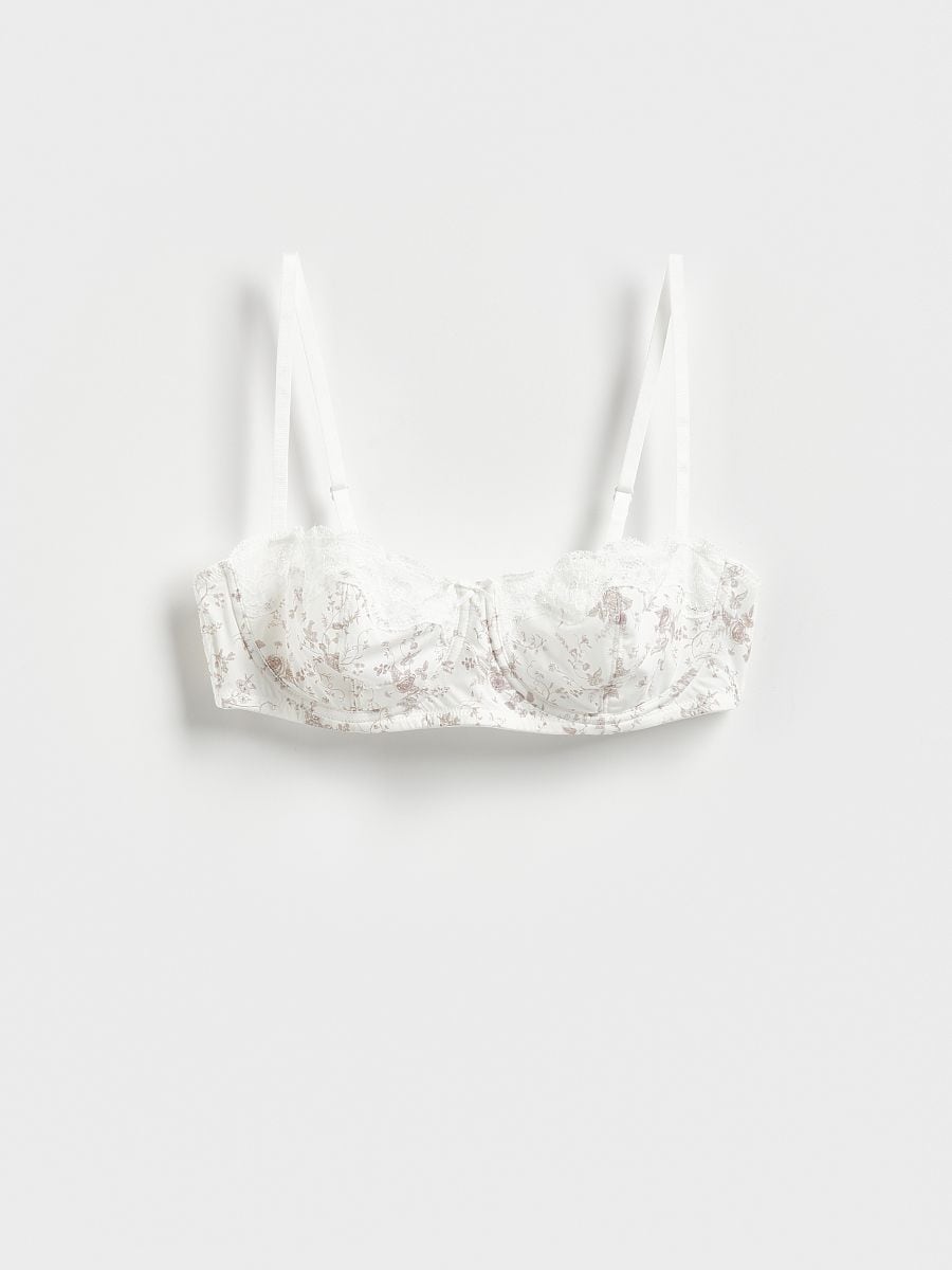 Underwired soft cup bra - beige - RESERVED - 2