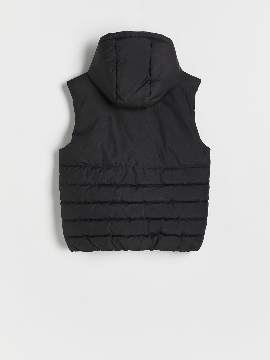 Hooded vest Color black RESERVED 005BC 99X