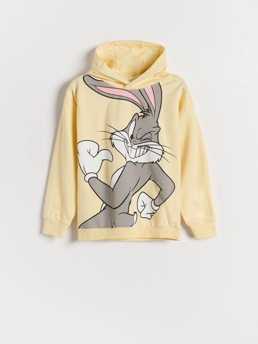 Bugs Bunny hoodie - light yellow - RESERVED - 2