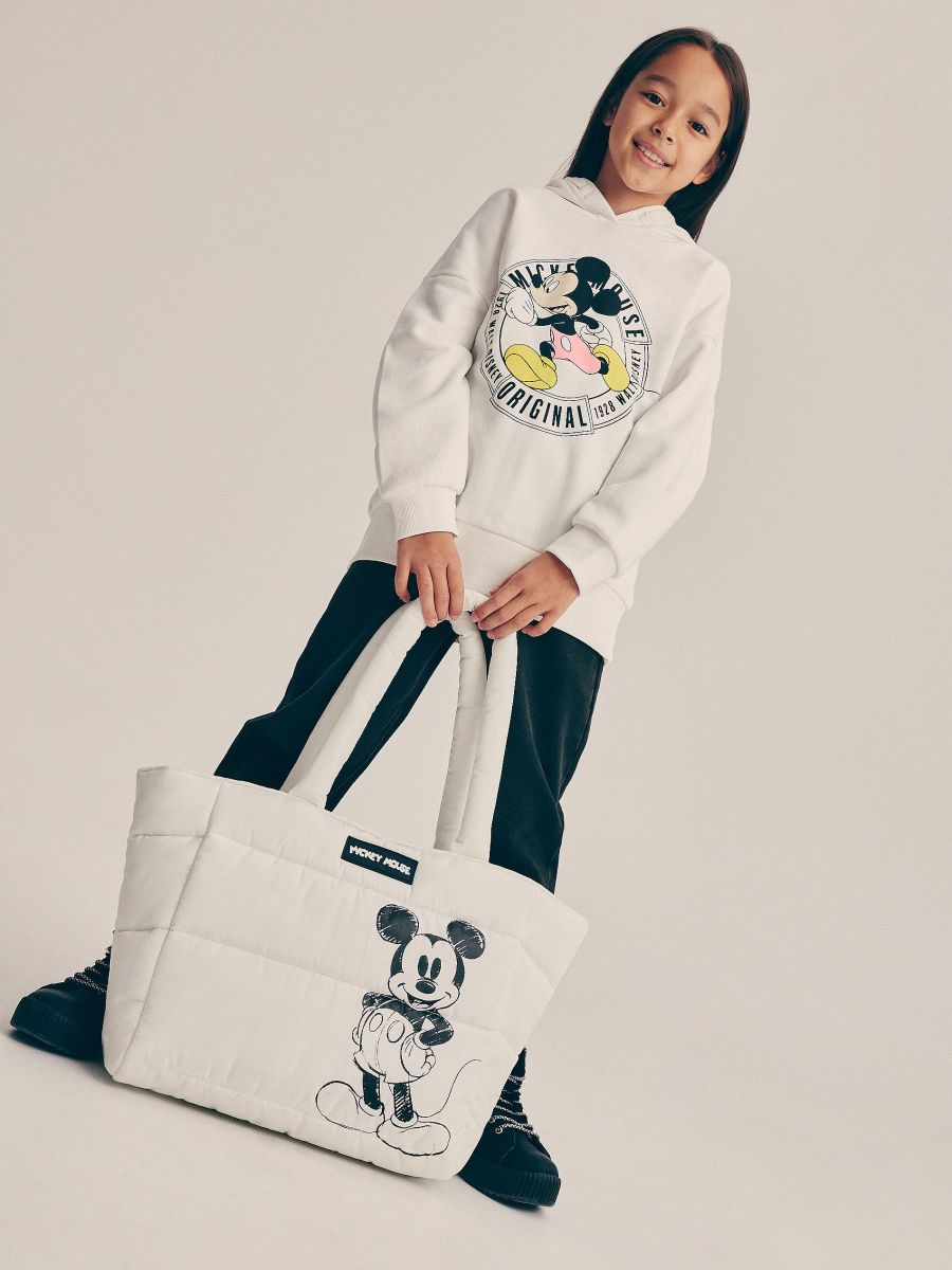 Mickey Mouse quilted bag with print - white - RESERVED - 3