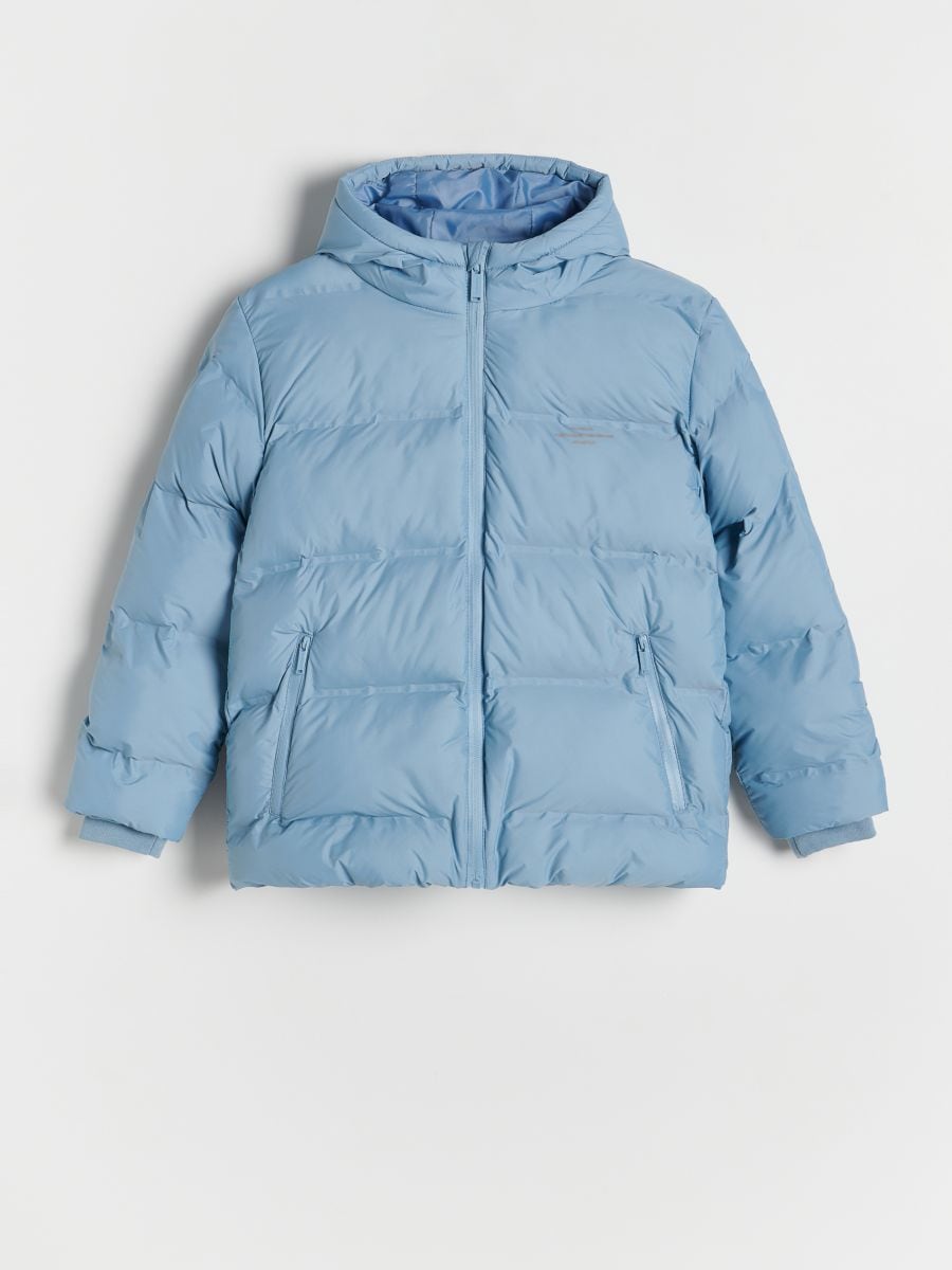 Insulated jacket with hood - light blue - RESERVED - 2