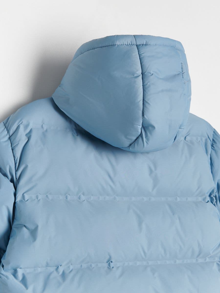Insulated jacket with hood - light blue - RESERVED - 3