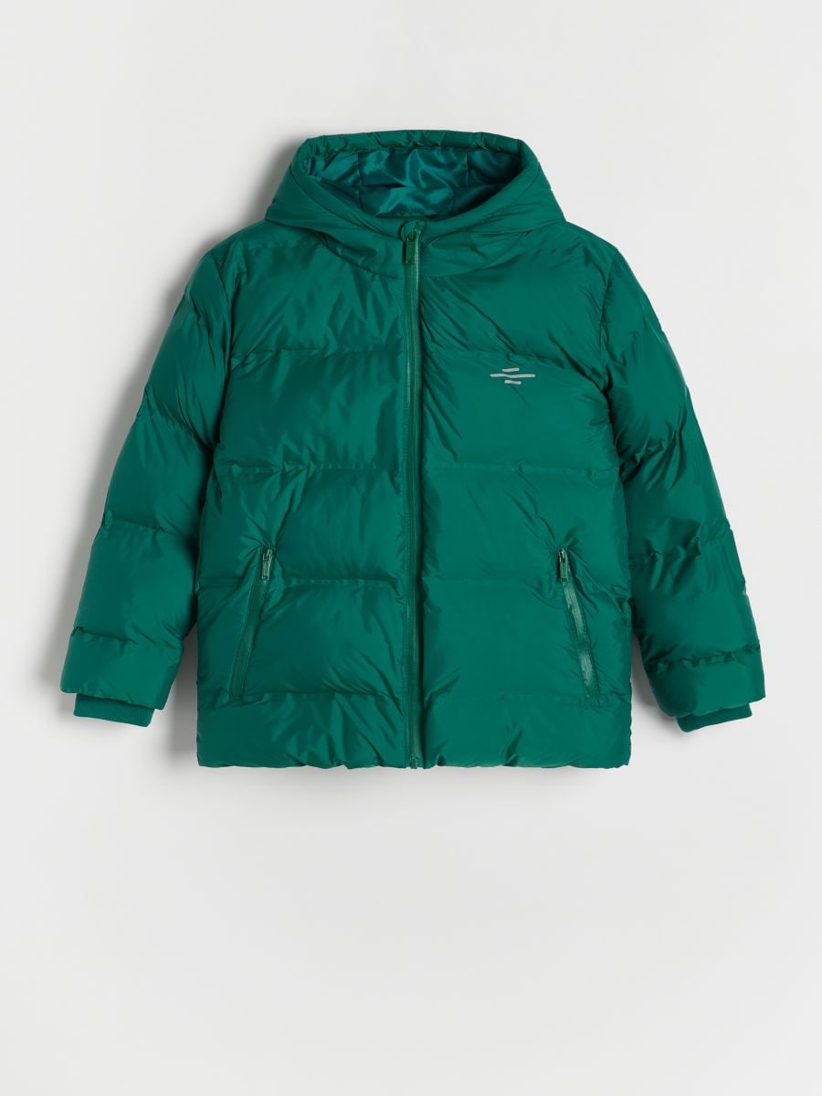 Insulated jacket with hood - green - RESERVED - 2
