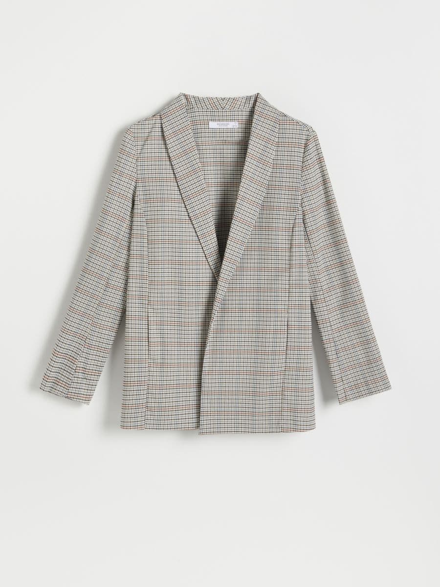 Check blazer - multicolor - RESERVED - 4