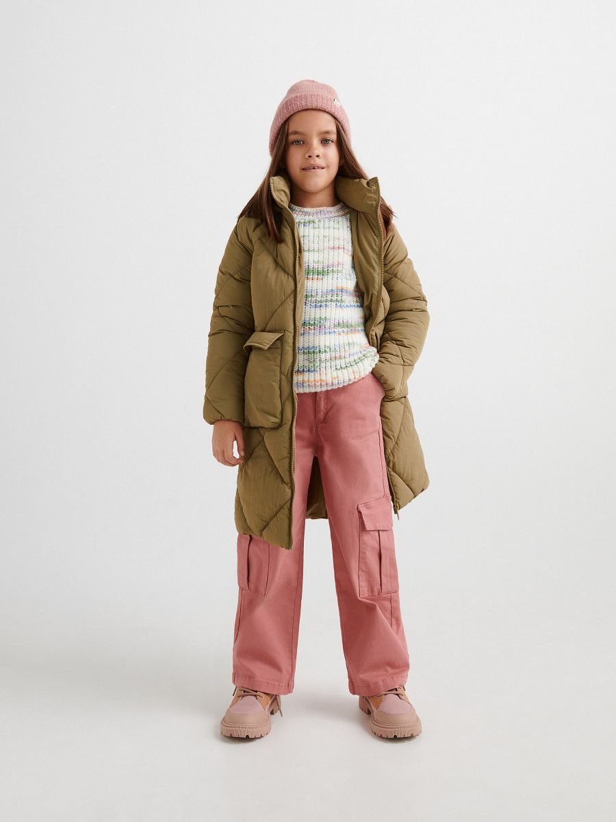 Trousers with pockets - dusty rose - RESERVED - 6