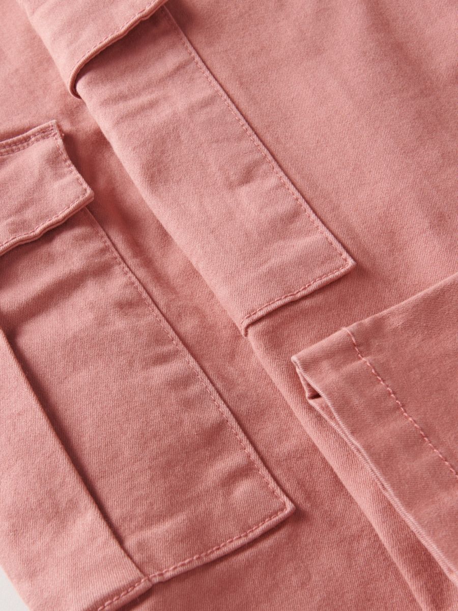 Trousers with pockets - dusty rose - RESERVED - 4