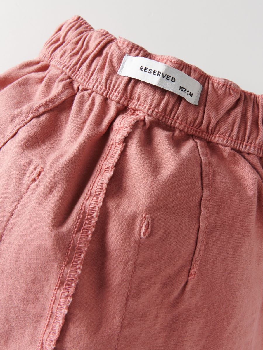 Trousers with pockets - dusty rose - RESERVED - 5