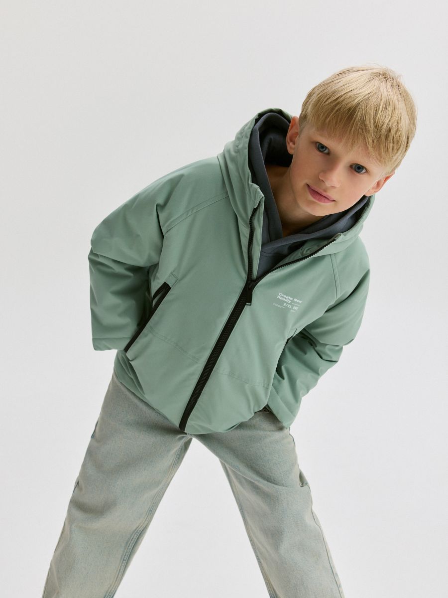 Giacca parka Colore verde menta RESERVED 008BC 65X