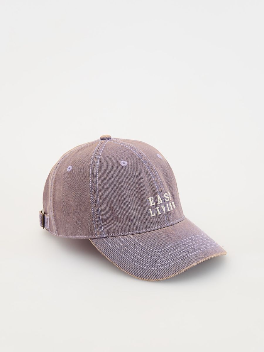 Cap with slogans - orchid - RESERVED - 2