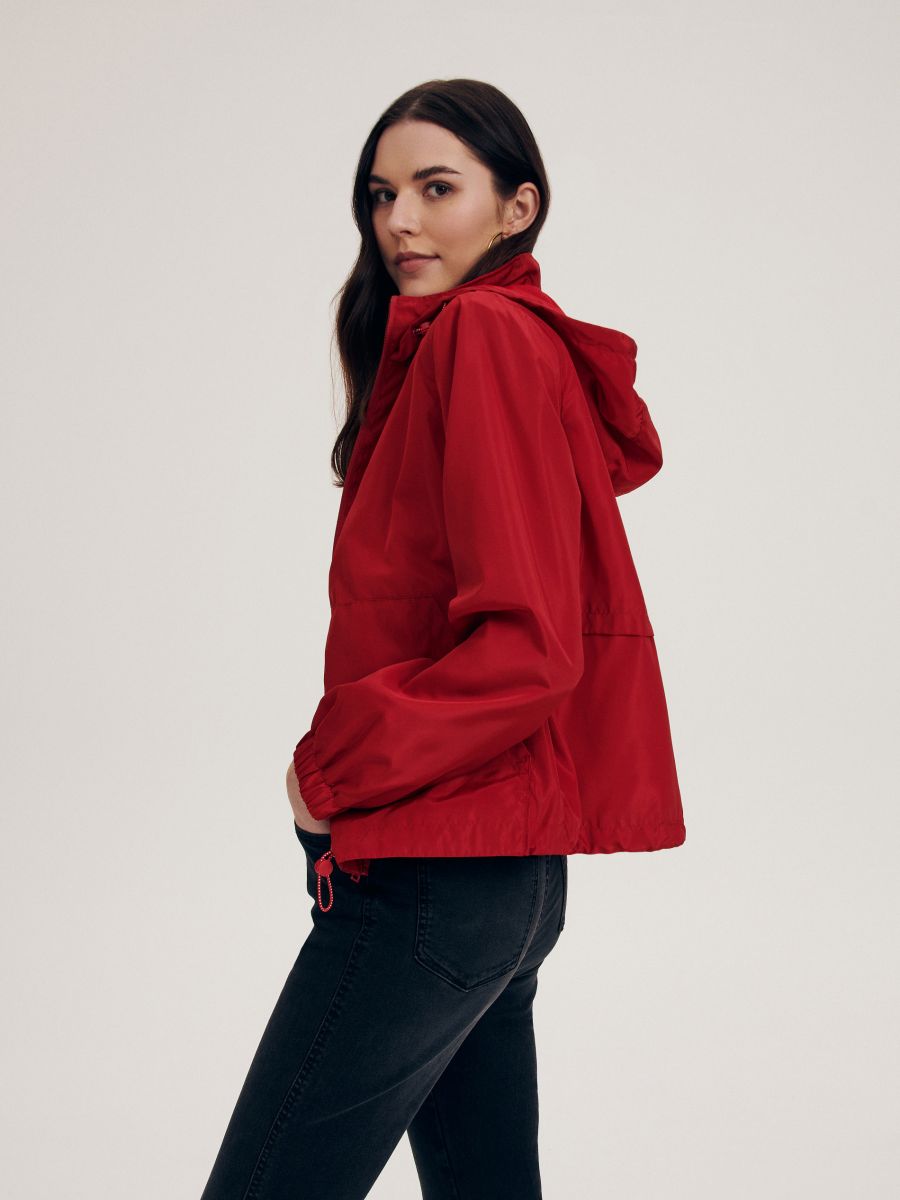 Red lightweight jacket womens shop