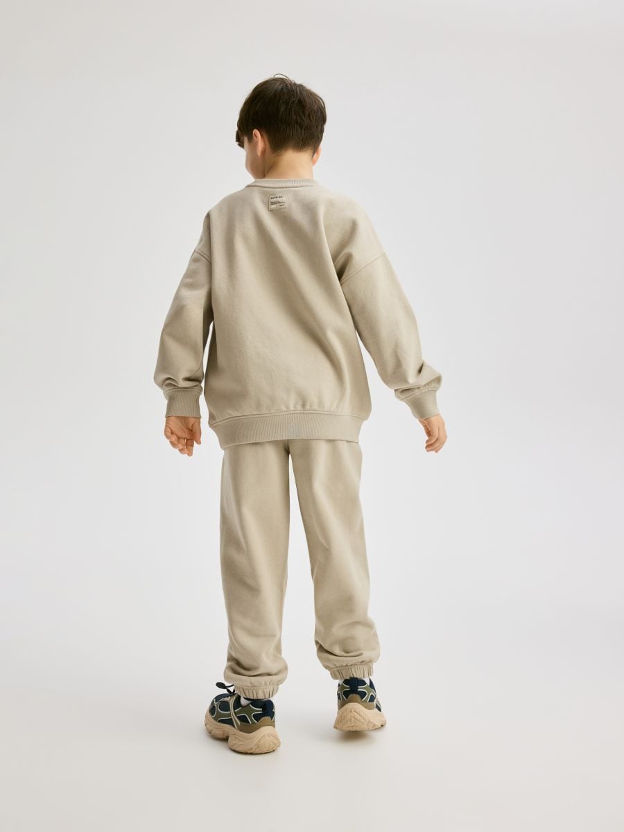Oversized jersey set - light grey - RESERVED - 5