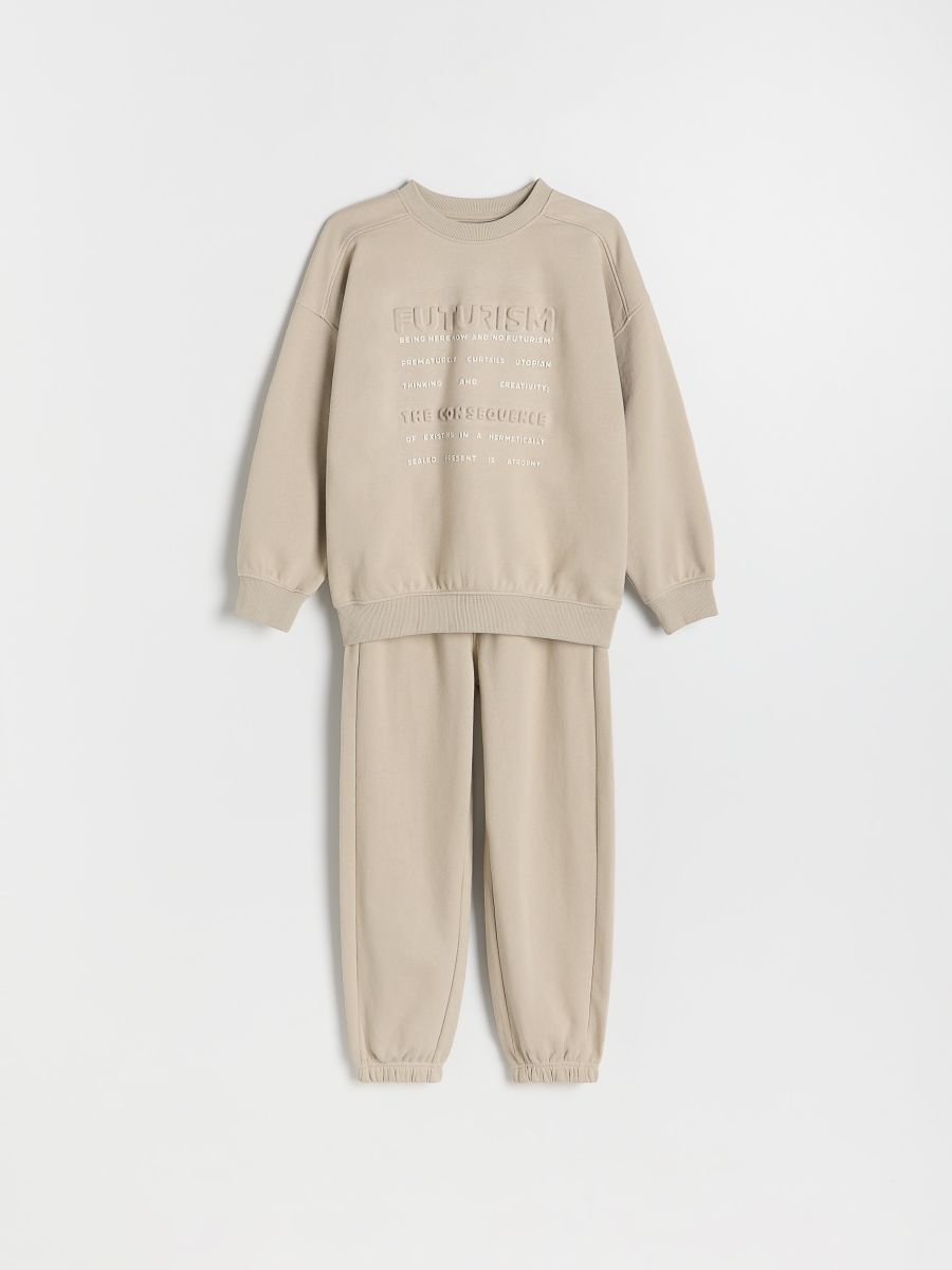 Oversized jersey set - light grey - RESERVED - 2