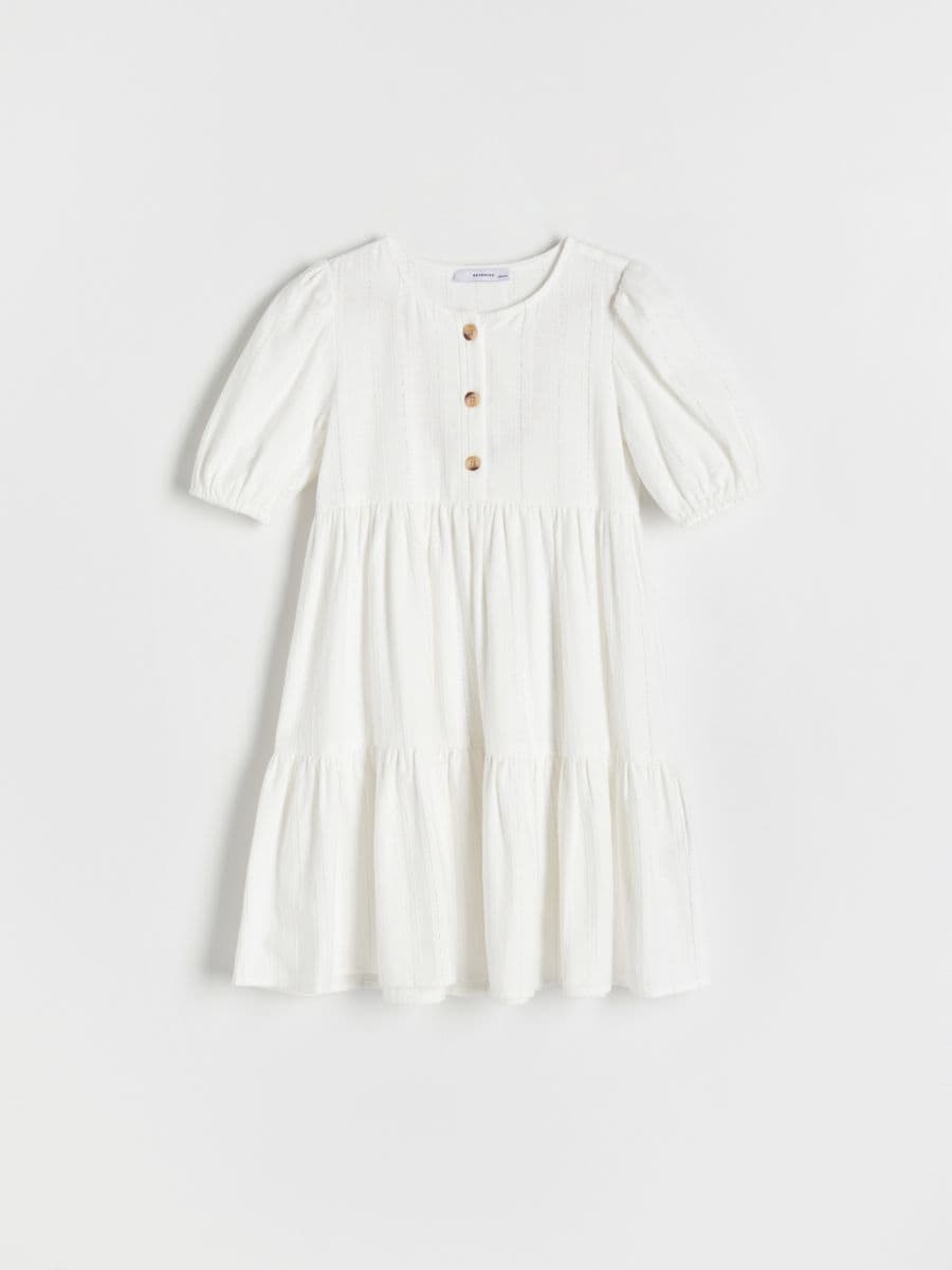 Dress with buttons - nude - RESERVED - 4