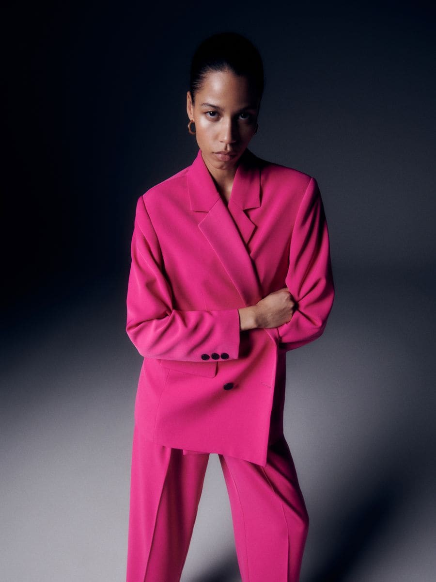 Plain blazer - hot pink - RESERVED - 3