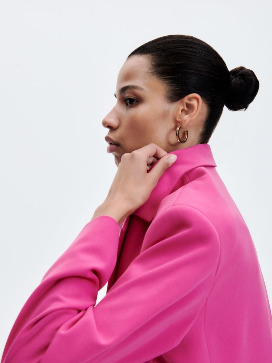 Plain blazer - hot pink - RESERVED - 4