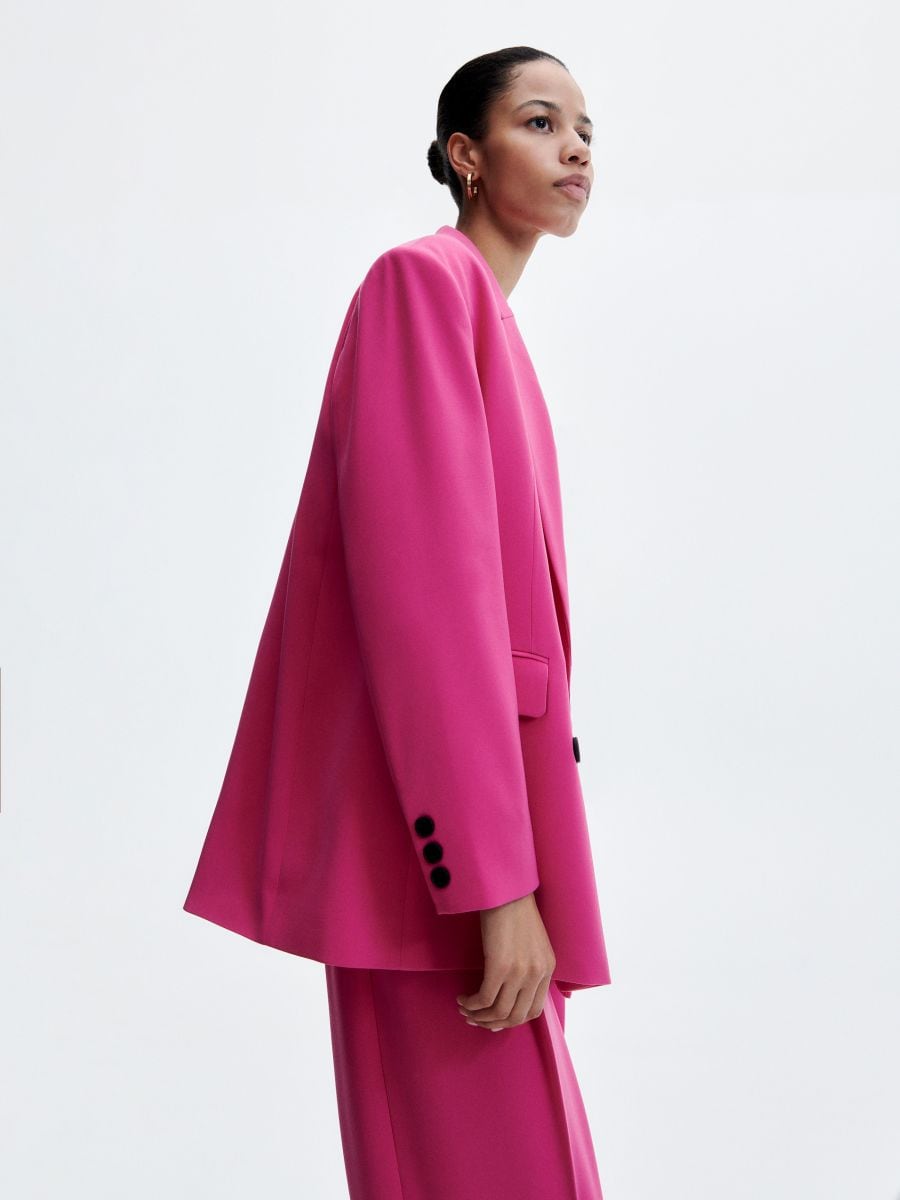 Plain blazer - hot pink - RESERVED - 3