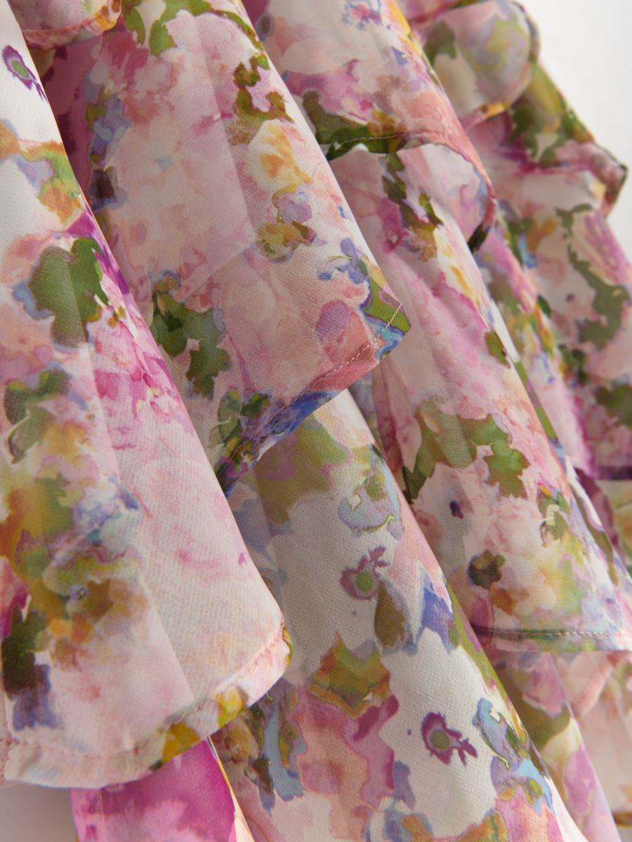 LADIES` DRESS - krem - RESERVED - 5