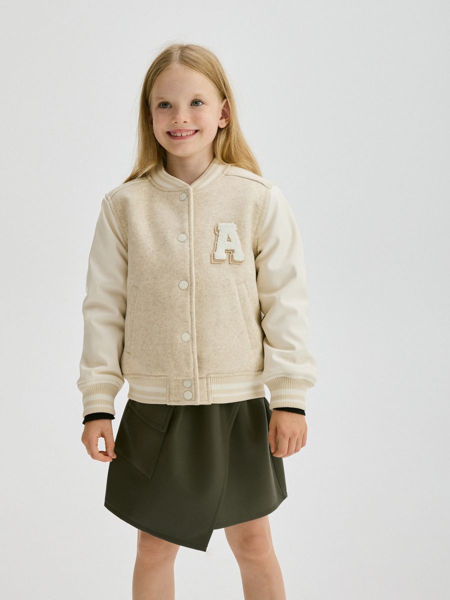 GIRLS` OUTER JACKET - bež - RESERVED