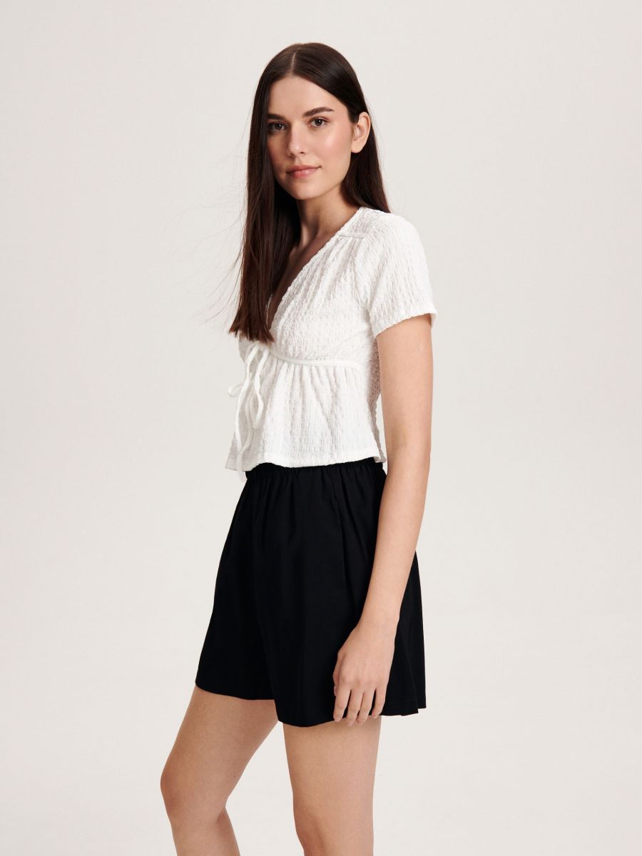 Lenzing™ Ecovero™ rich shorts - black - RESERVED - 4