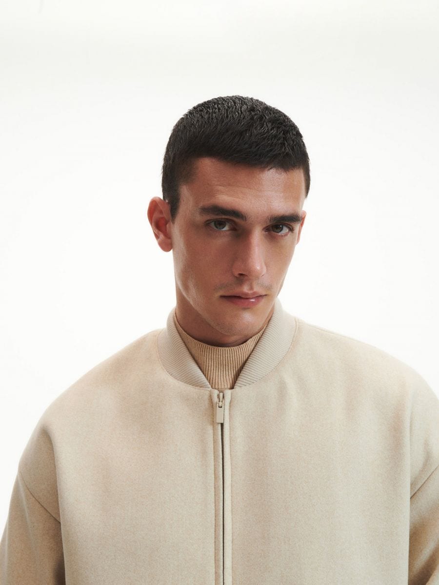 Bomber jacket - beige - RESERVED - 4