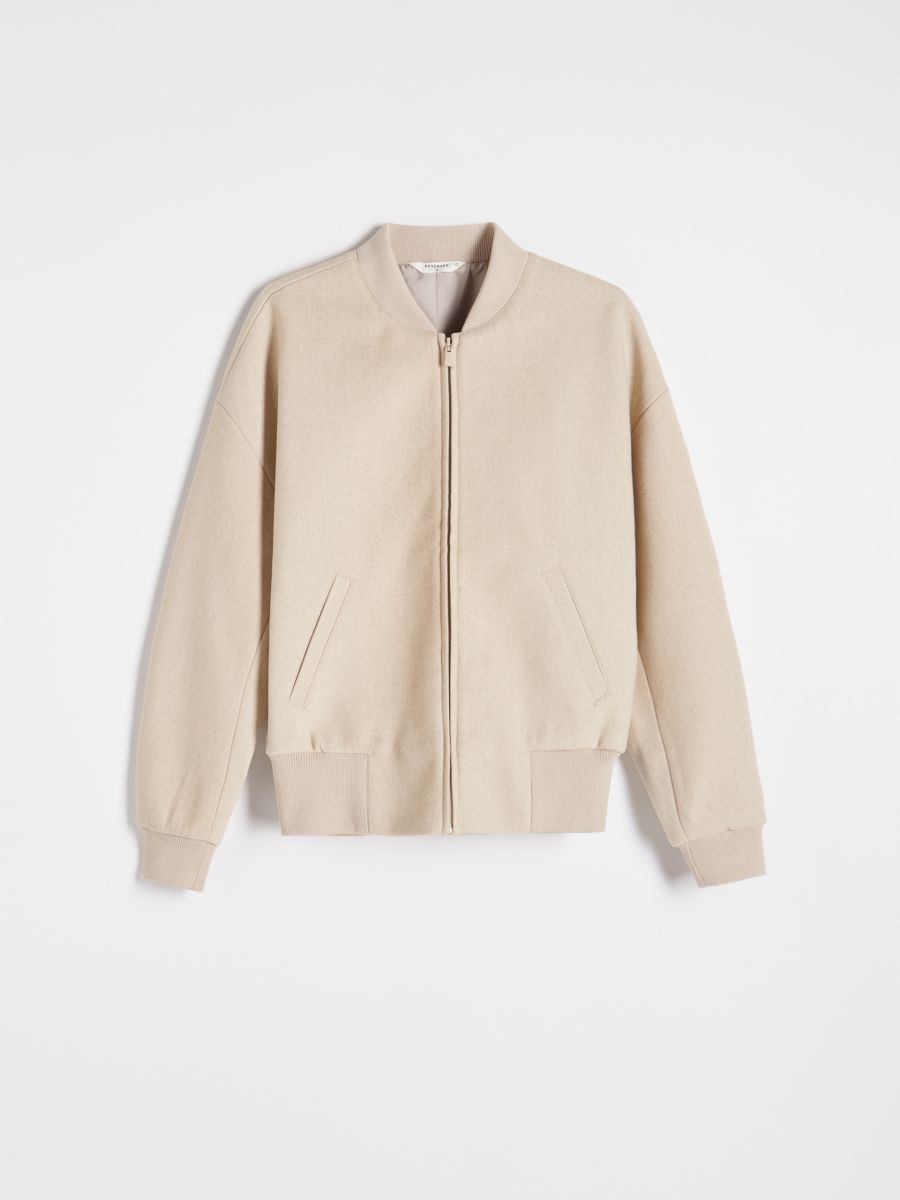 Bomber jacket - beige - RESERVED - 5