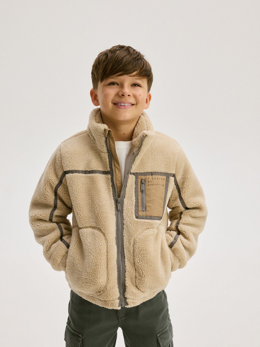 Jacket with insulation - beige - RESERVED - 5