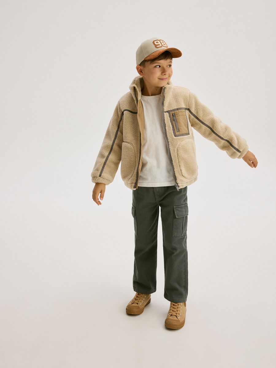 Jacket with insulation - beige - RESERVED - 3