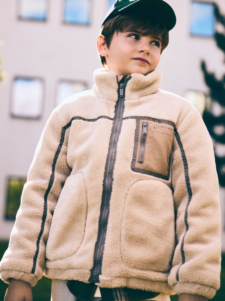 Jacket with insulation - beige - RESERVED - 4