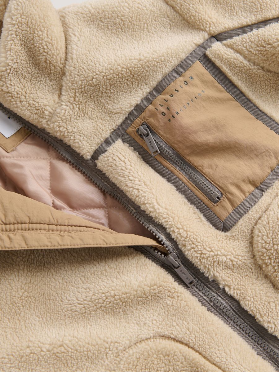 Jacket with insulation - beige - RESERVED - 3