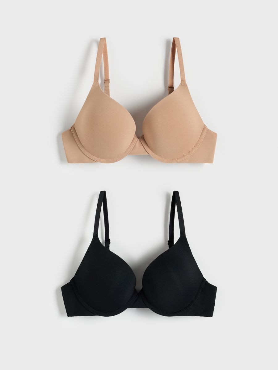 2er-Pack Push-up-BHs - schwarz - RESERVED - 2
