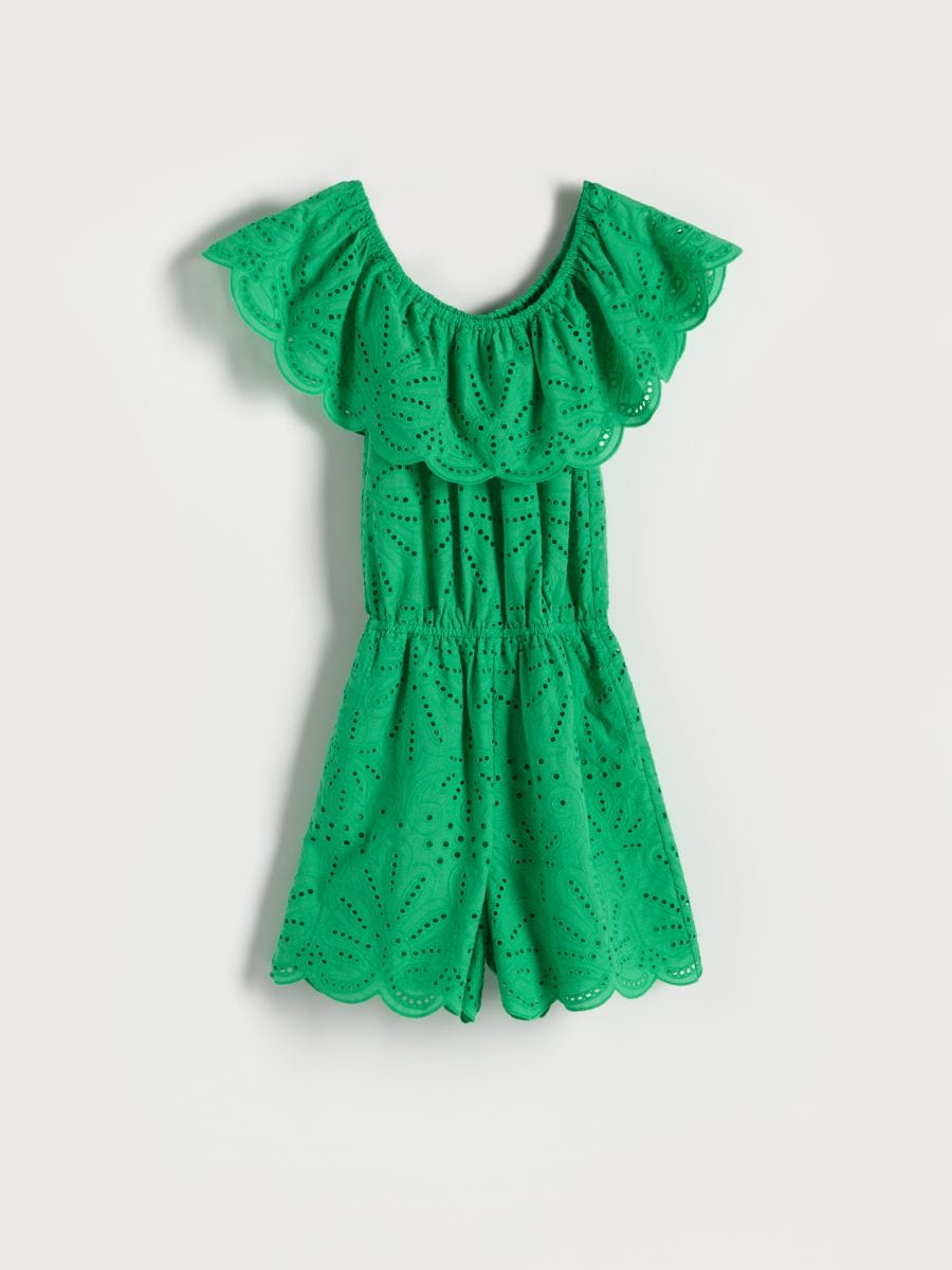 Openwork playsuit - green - RESERVED - 6