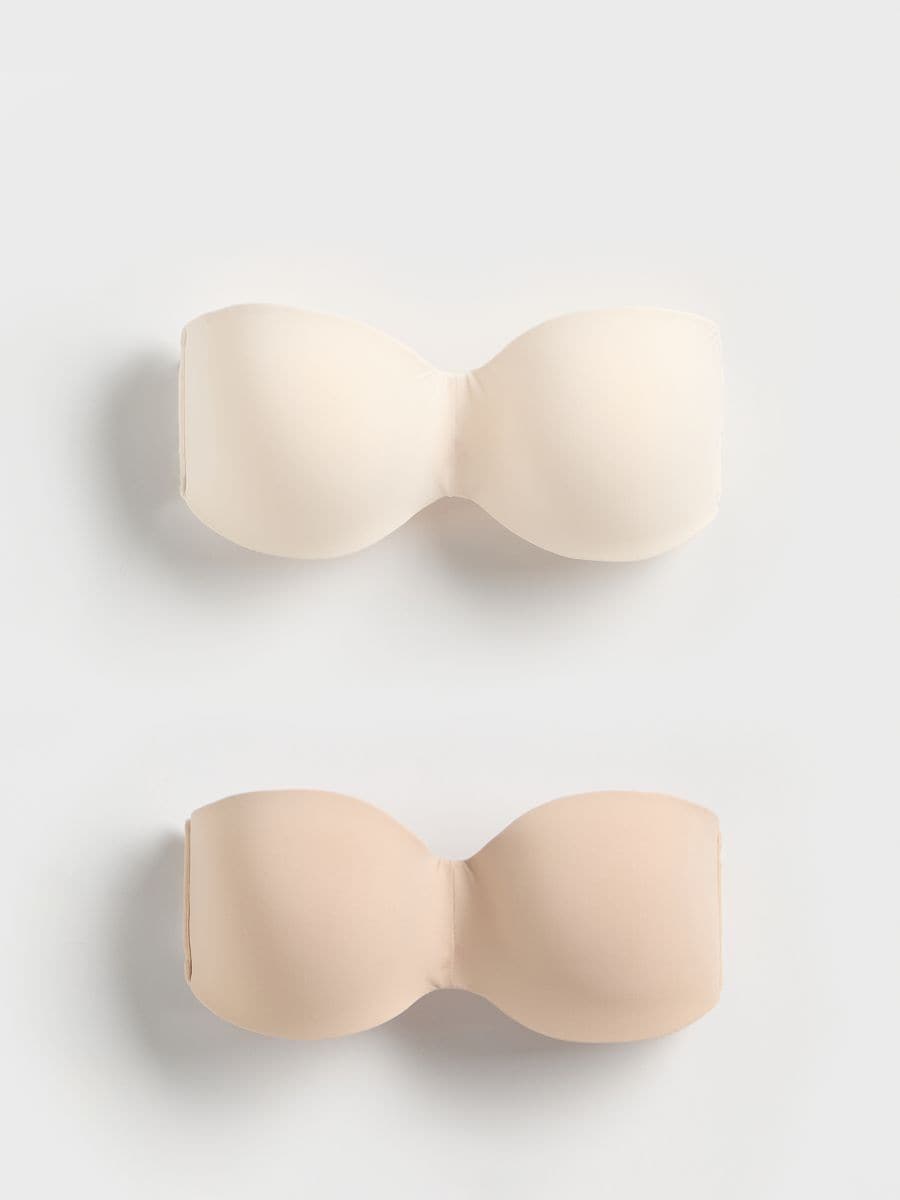 Bandeau-BH, 2er-Pack - creme - RESERVED - 2