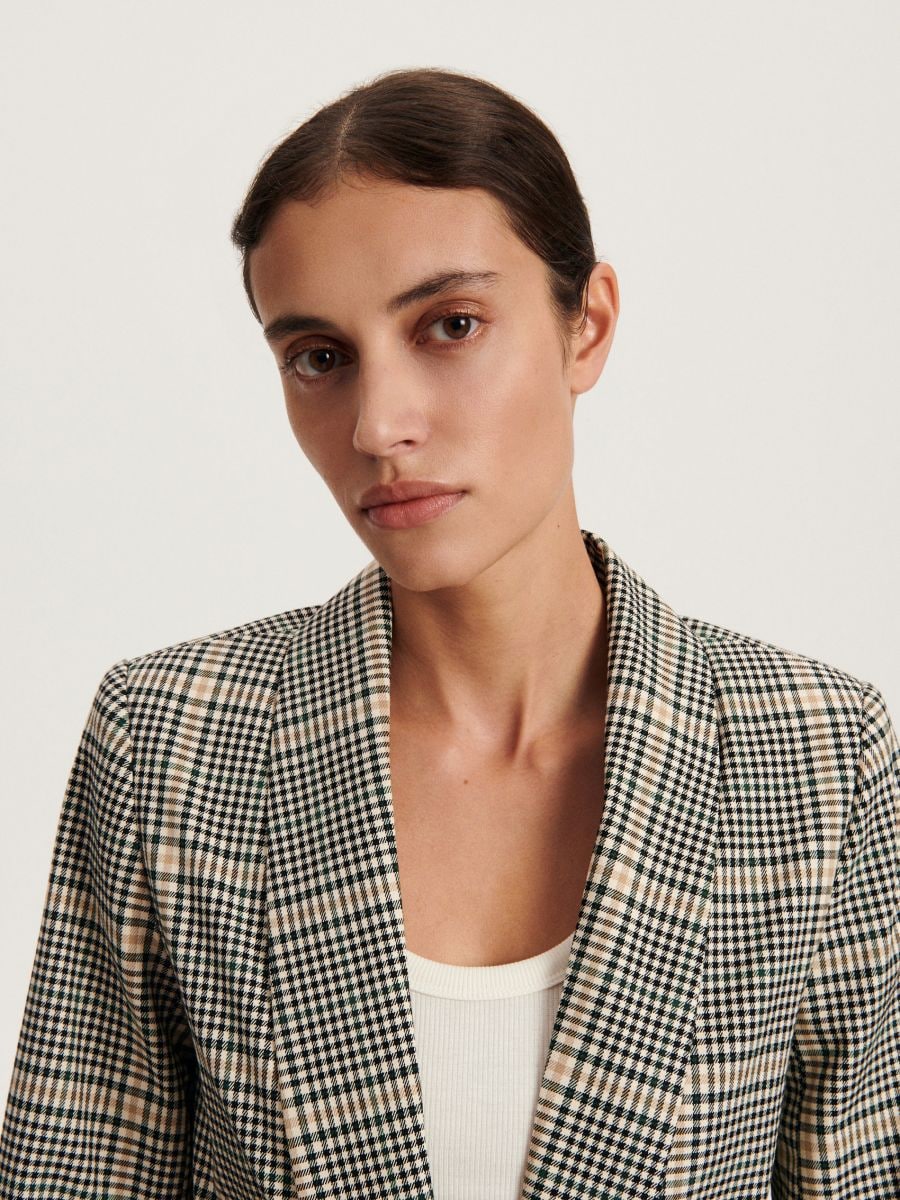 Check blazer - multicolor - RESERVED - 3