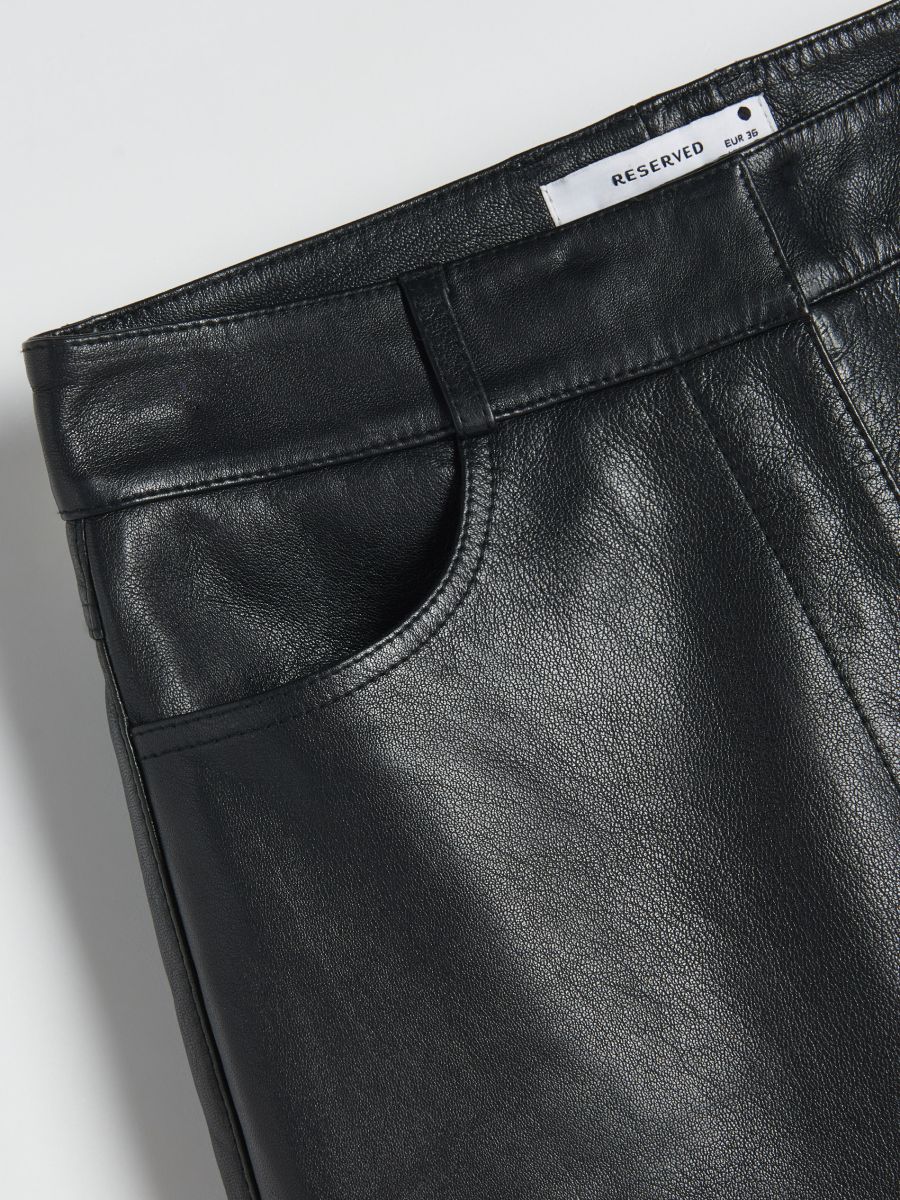 Lederhose - schwarz - RESERVED - 7