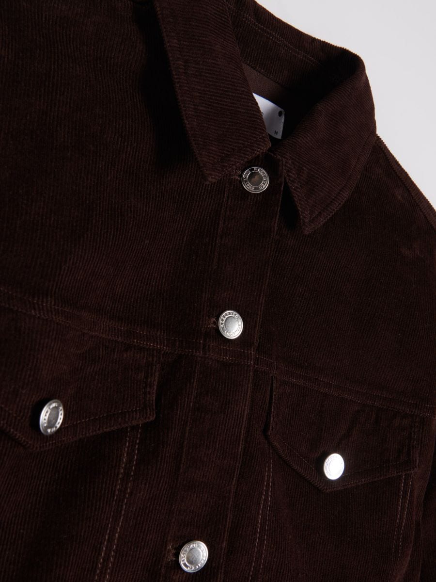 Corduroy jacket - dark brown - RESERVED - 2
