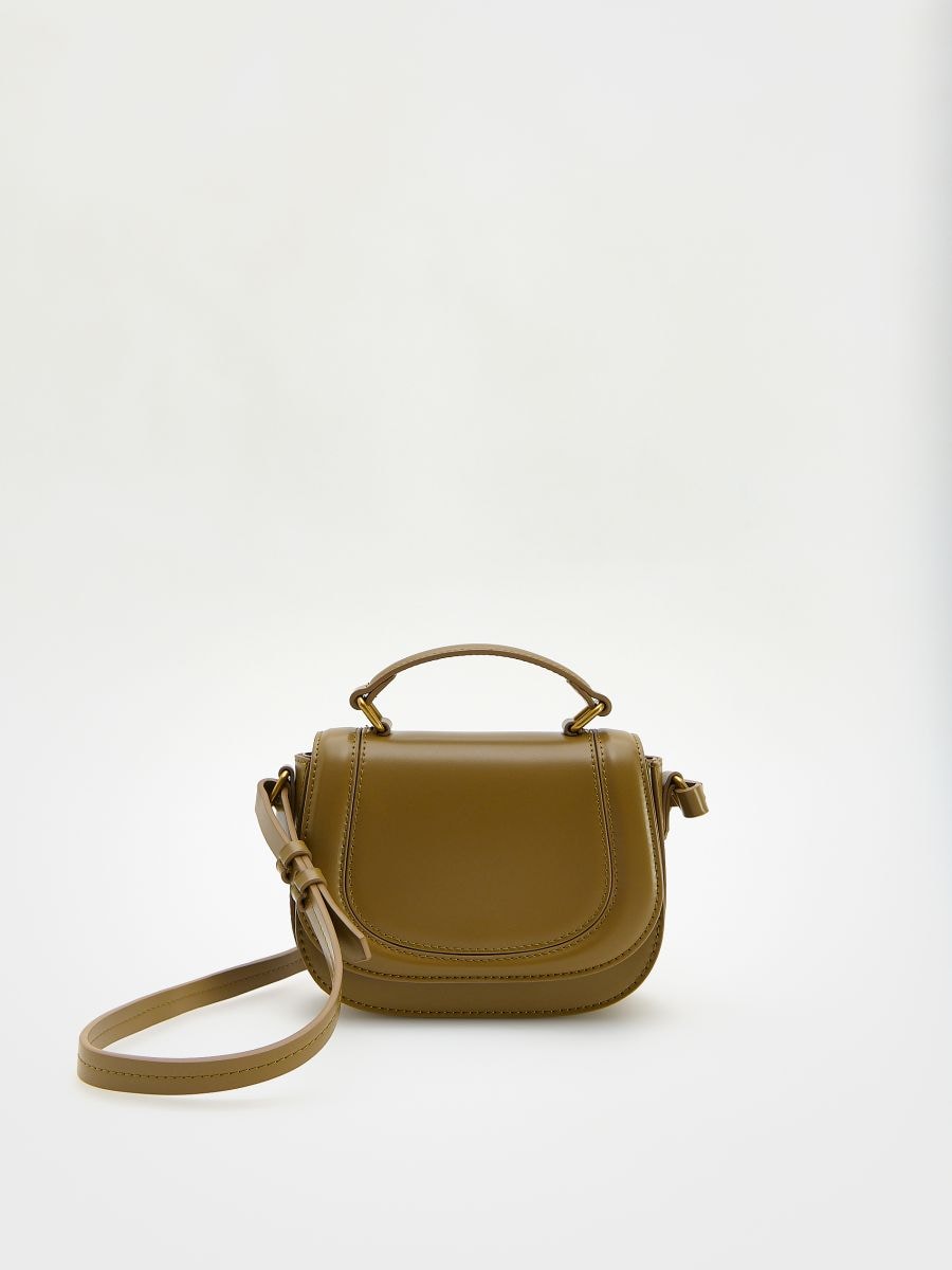 Mini borsa a tracolla - verde-marrone - RESERVED - 3