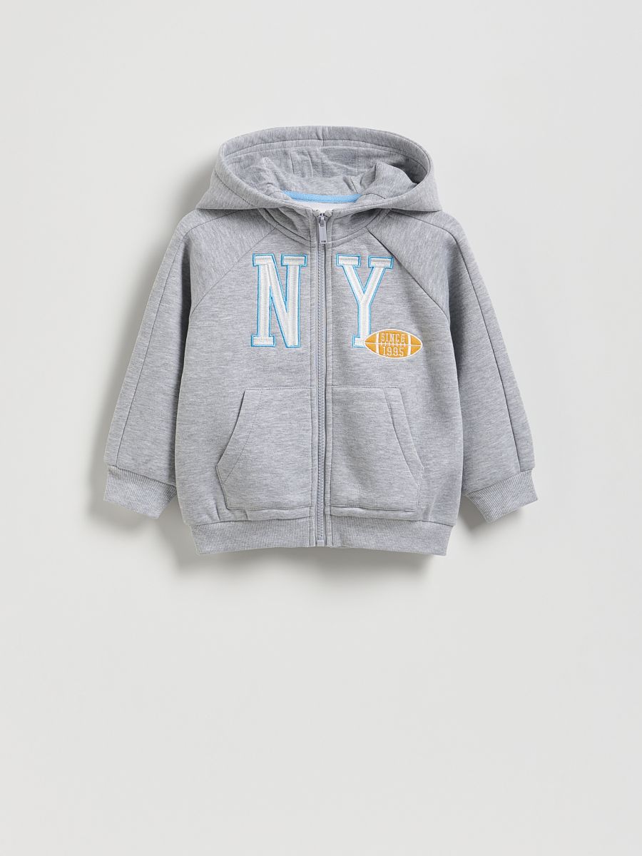 Oversized hoody - lichtgrijs - RESERVED