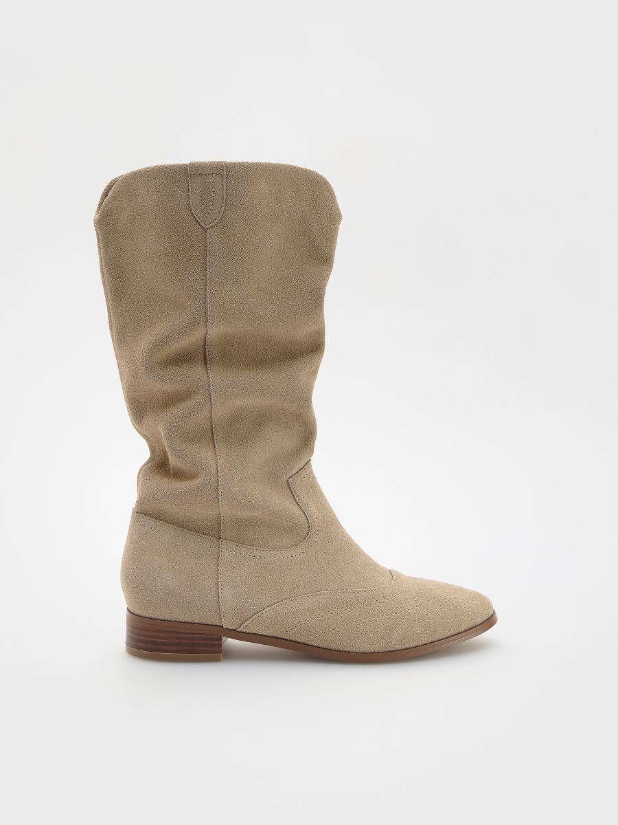 Bottines en daim - Beige - RESERVED - 5