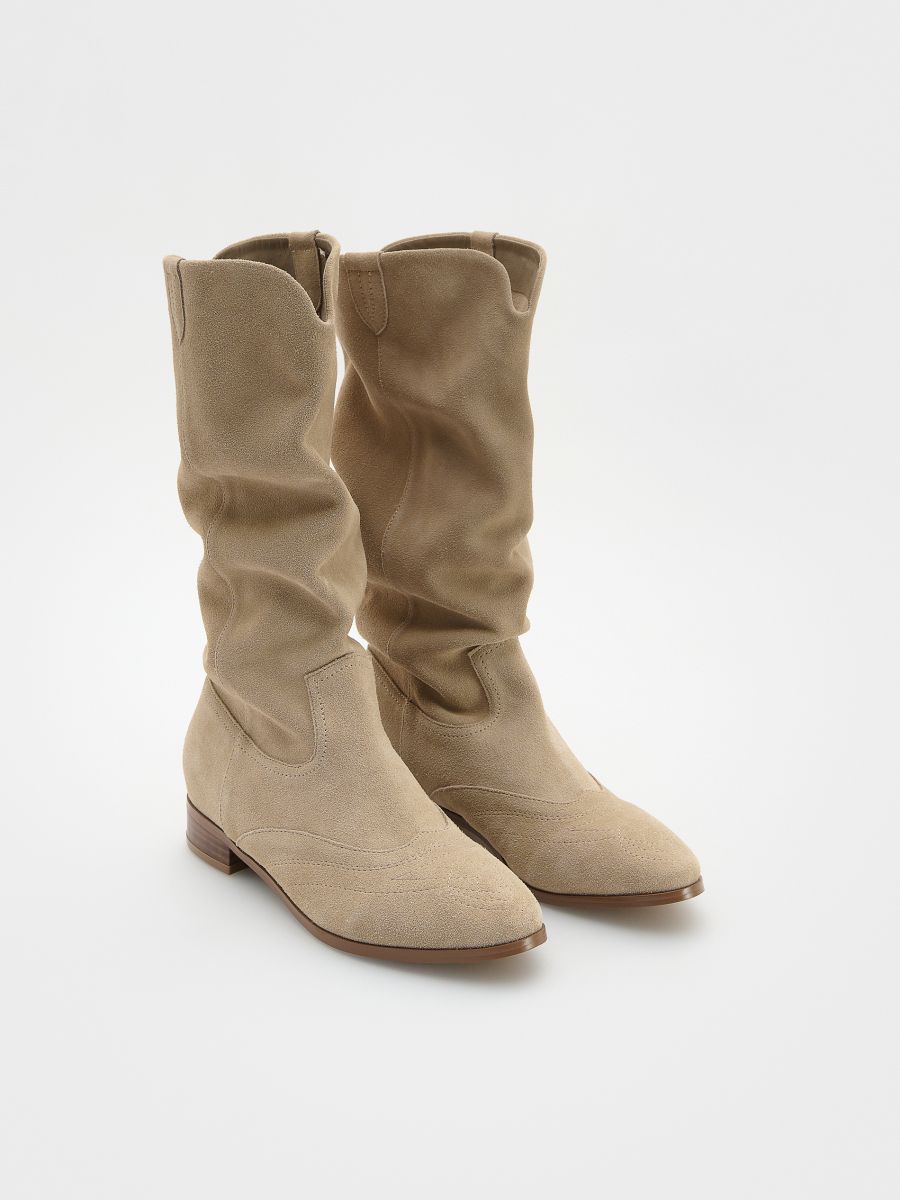 Bottines en daim - Beige - RESERVED - 6