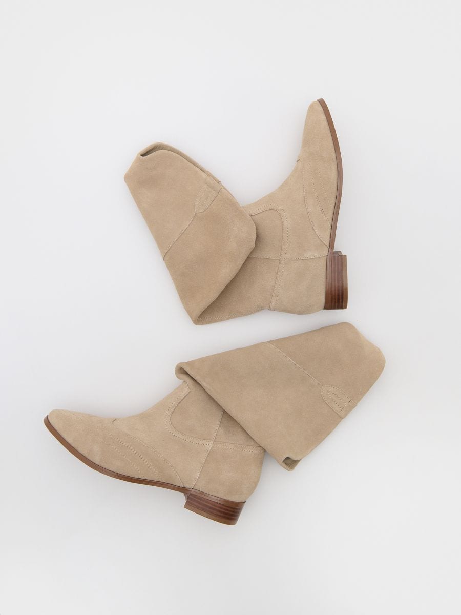 Bottines en daim - Beige - RESERVED - 3
