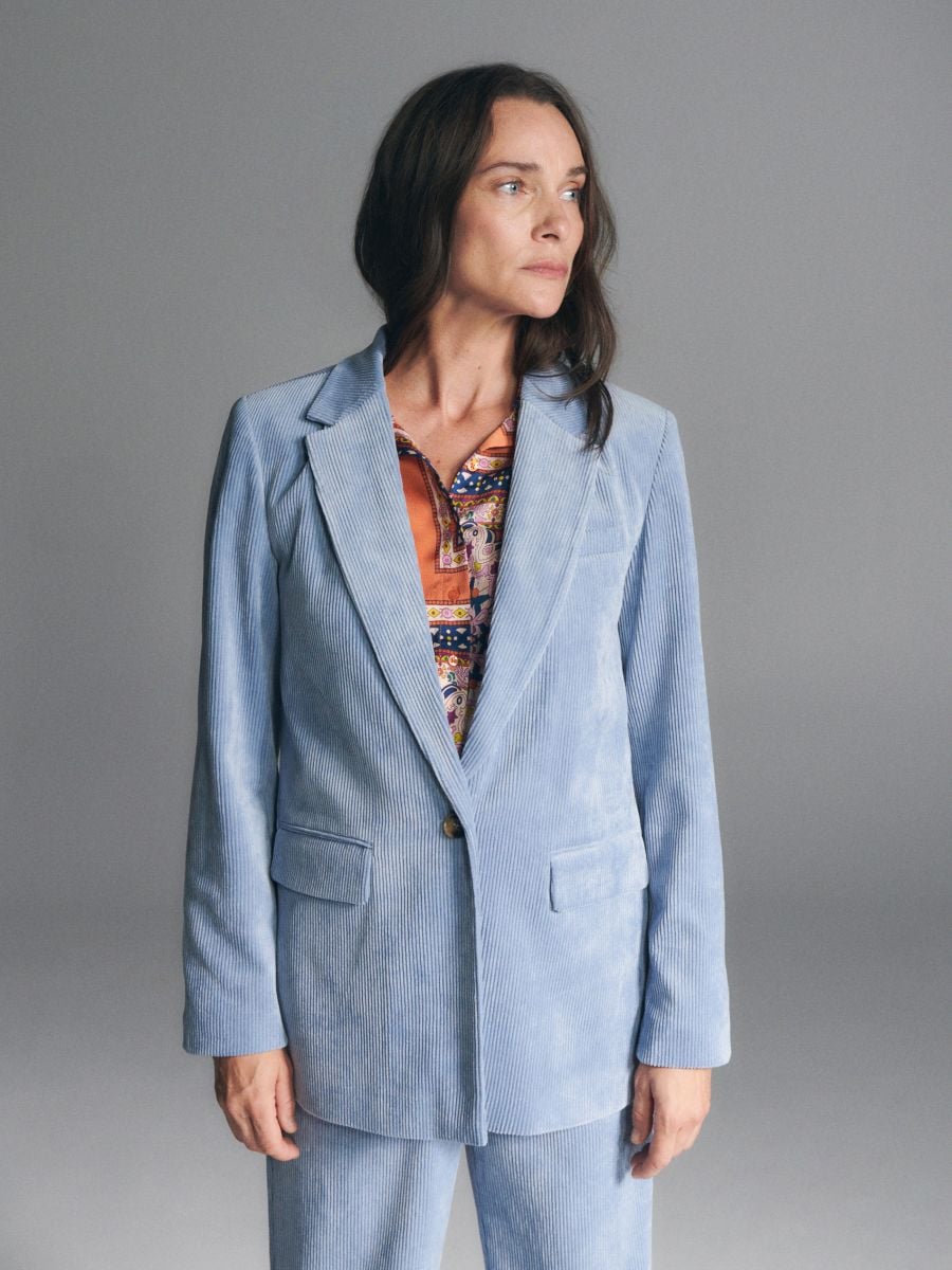 Corduroy blazer - hyacinth - RESERVED - 3