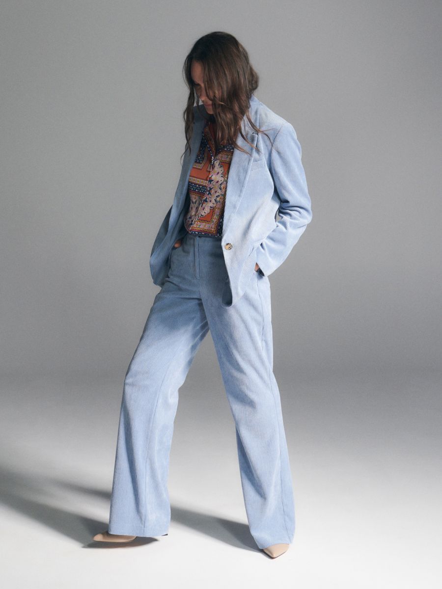 Corduroy blazer - hyacinth - RESERVED - 4
