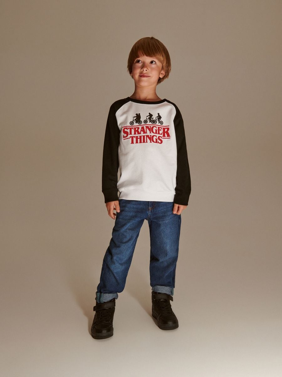 Maglia a maniche lunghe Stranger Things - bianco - RESERVED - 7