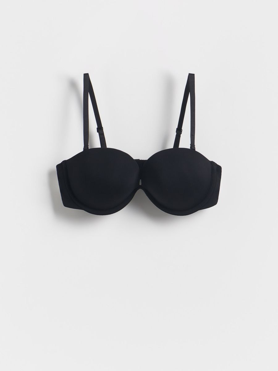 Balconette push up bra - black - RESERVED - 6
