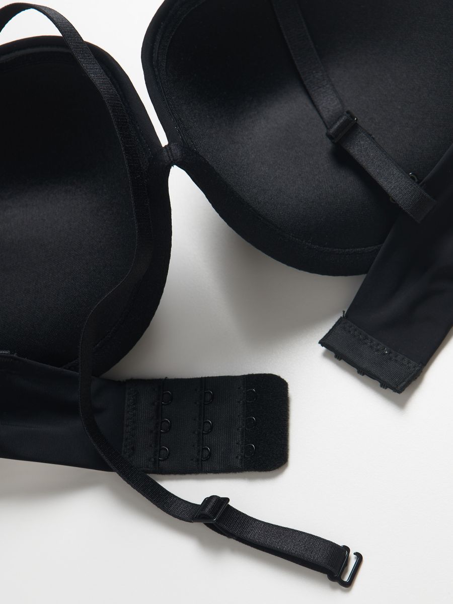 Balconette push up bra - black - RESERVED - 7