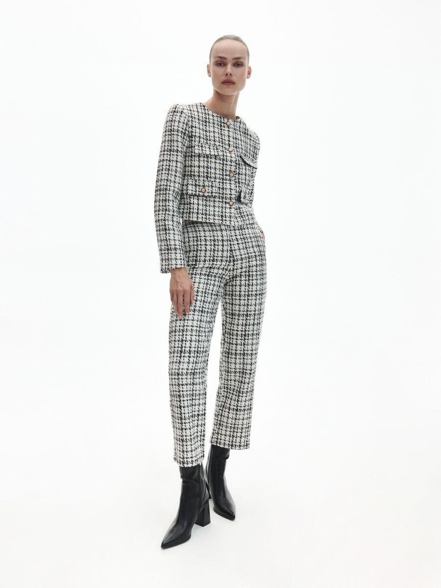 Tweed blazer - multicolor - RESERVED - 6